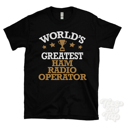 WORLD'S GREATEST AMATEURFUNKER T-SHIRT cool lustig Geschenkidee