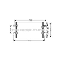 AVA Quality Cooling Kondensator Klimaanlage FüR Nissan Primastar Kasten X83