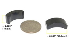 1pr Slot Car Aurora AFX Magnatraction style Hop Up MAGNETS BTO Polymer LEVEL 10