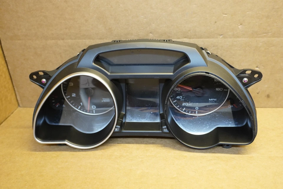 Audi A5 2010 2011 2012 cabezal de instrumentos velocímetro cuadro de indicadores OEM 127.037 mil Foto 3 de 4