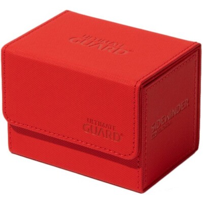 Ultimate Guard Sidewinder 80+ Mono-Color Xenoskin Red New!