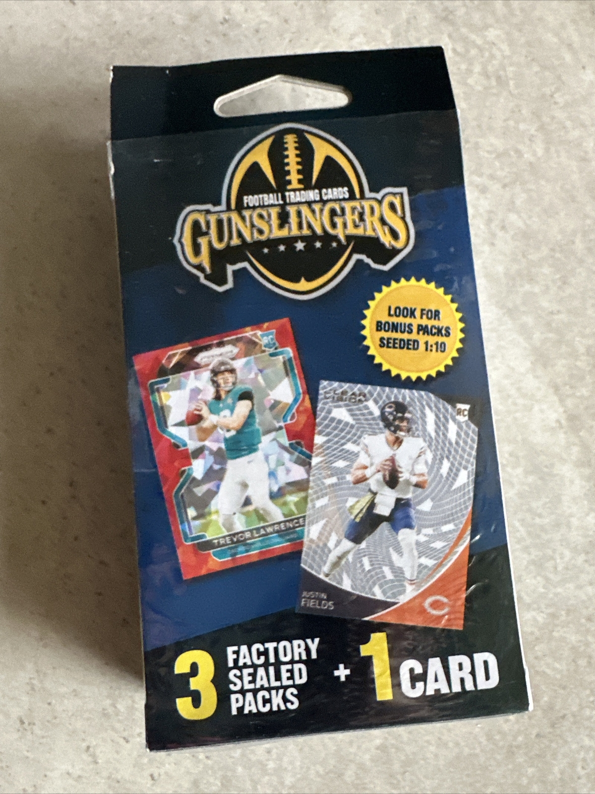 GUNSLINGERS Football Trading Cards 3 Sealed Packs +1 Card 110 Seaded