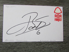 George Boateng Nottingham Forest Aston Villa Hull City Hand Signed Football Card