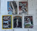 Shohei Ohtani 5 Card Lot Topps Optic Yellow Parallel Peak Performers Dodgers