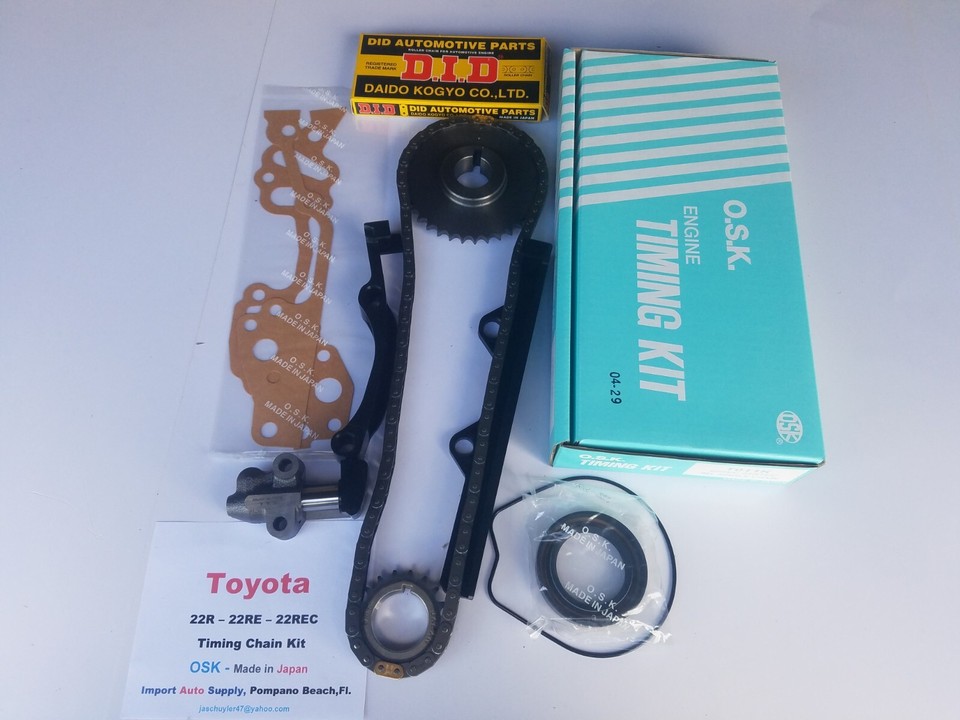Toyota 2.4 22R 22RE 19851995 OSK Made in Japan Timing Chain Kit with