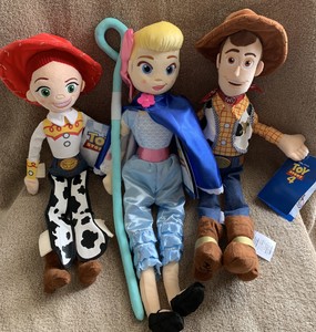 Disney Toy Story 4 Plush 18 inches Woody, Jessie & Bo Peep Dolls NEW with tag | eBay