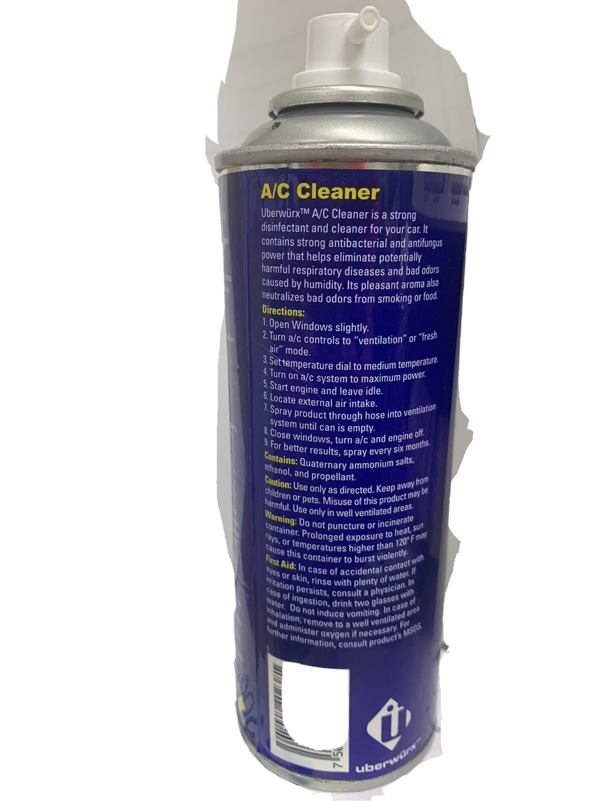 Uberwürx Vent & Duct Heating and Cooling HVAC Cleaner & Deodorizer
