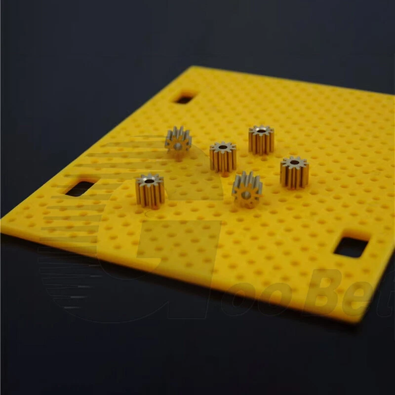 Zahnrad Modul 0,5 Stirnrad 8 Zähne Metall Messing 2mm Motor Hauptwelle RC Modell - Bild 3 von 4