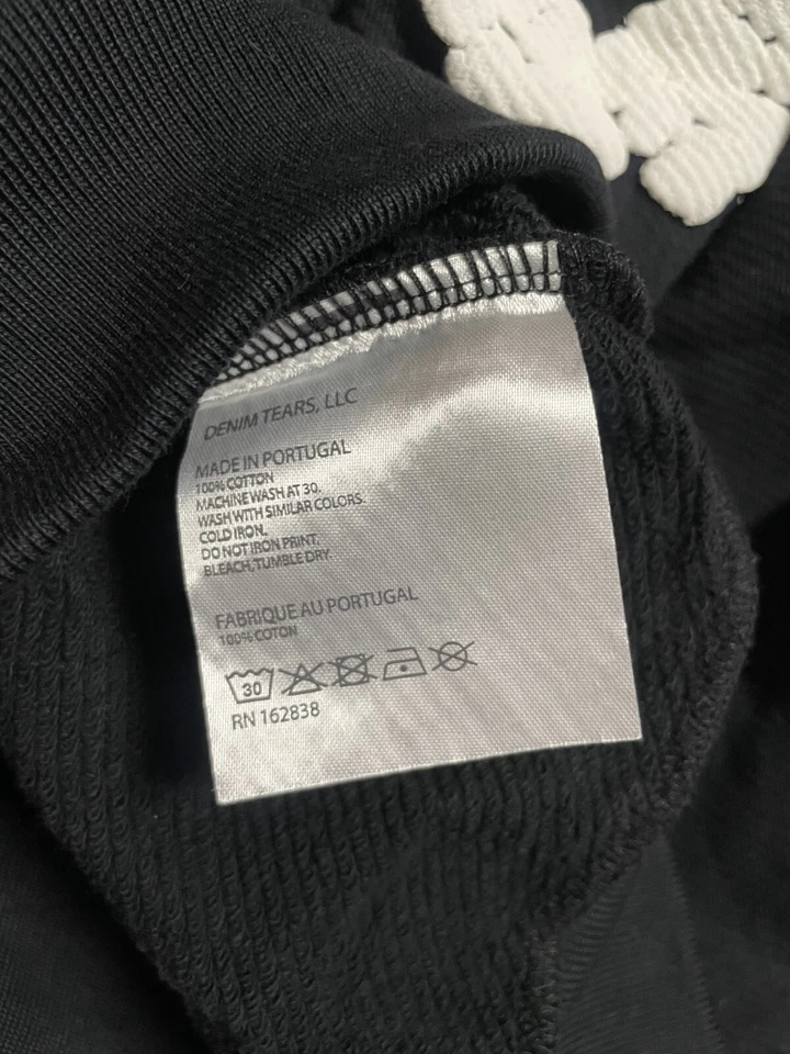 NUEVA Sudadera Denim Tears The Cotton Wreath Negra Talla S-XL AUTÉNTICA Envío Gratis Foto 3 de 4