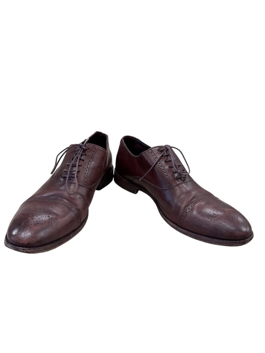 Paul Smith Mens Brown Leather Oxford Shoes Size 9 SKU 7039 Paul Smith Oxford Leather Upper Dress Shoes for Men for sale  main image 2