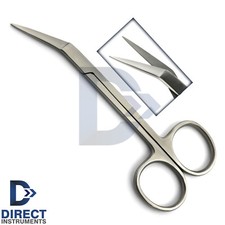 Extra Long Cuticle Nail Scissor Angled Manicure Toe Nail Art Trimming Grooming