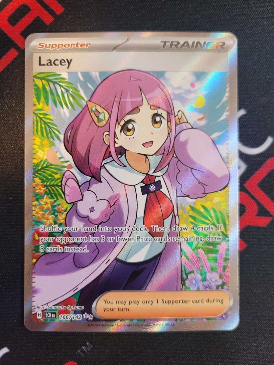 PSA 10 ポケモン 英語版 タロ Lacey ステラミラクル 166/142 Pokemon TCG - Lacey 166/142 Ultra Rare Full Art Trainer Stellar
