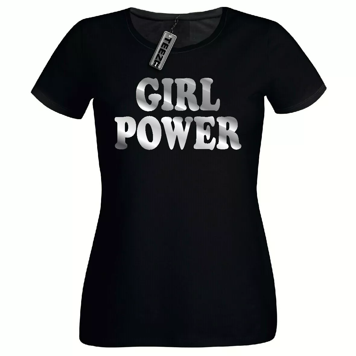 Girl power t shirt plus size discount
