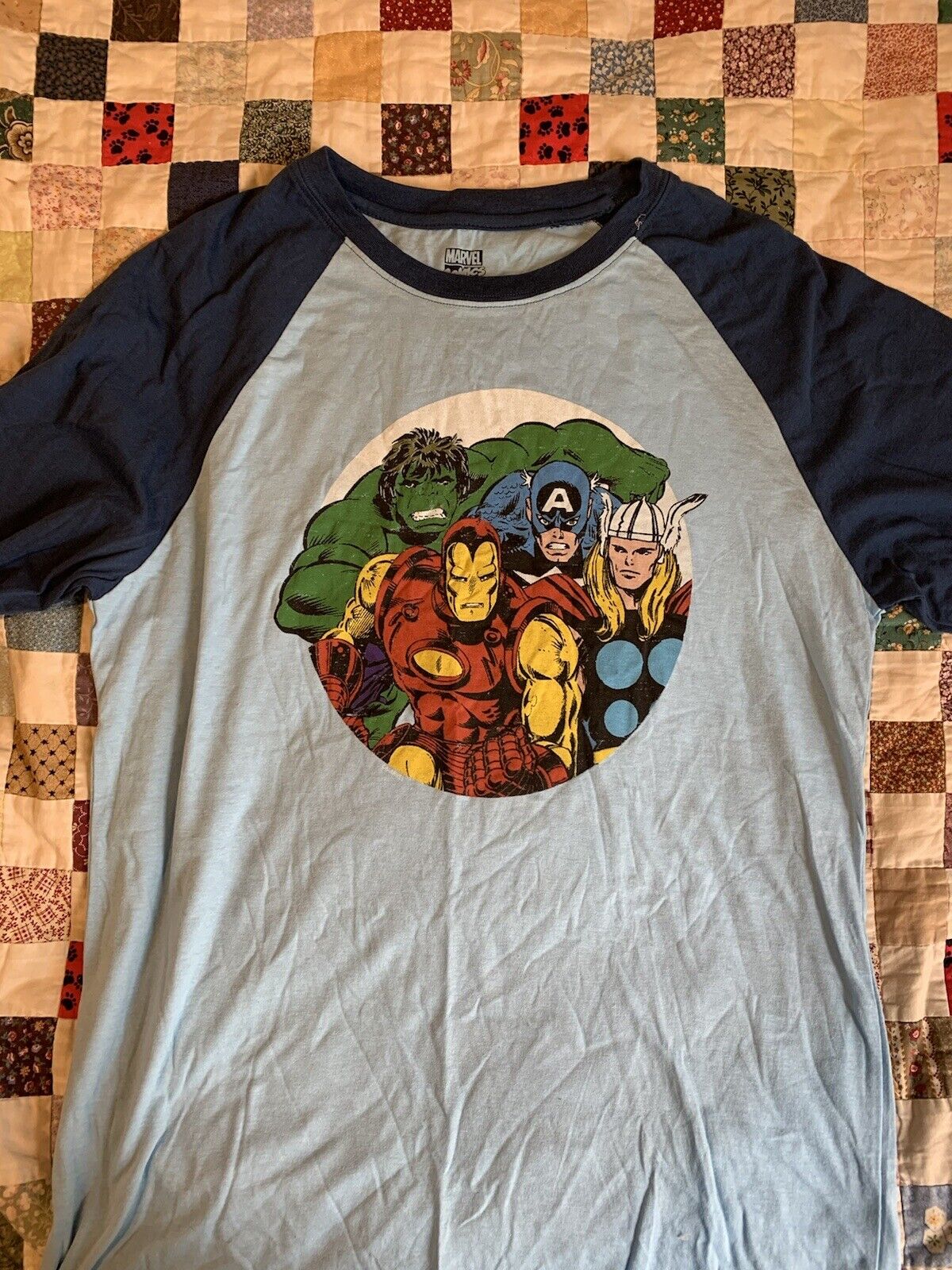 Vintage Marvel Avengers T-shirt L - image 3