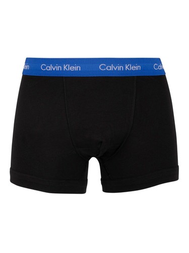 Calvin Klein 100% Authentic Men’s Boxer Shorts Trunks- Royalty/Grey/Exotic Coral - Picture 2 of 8