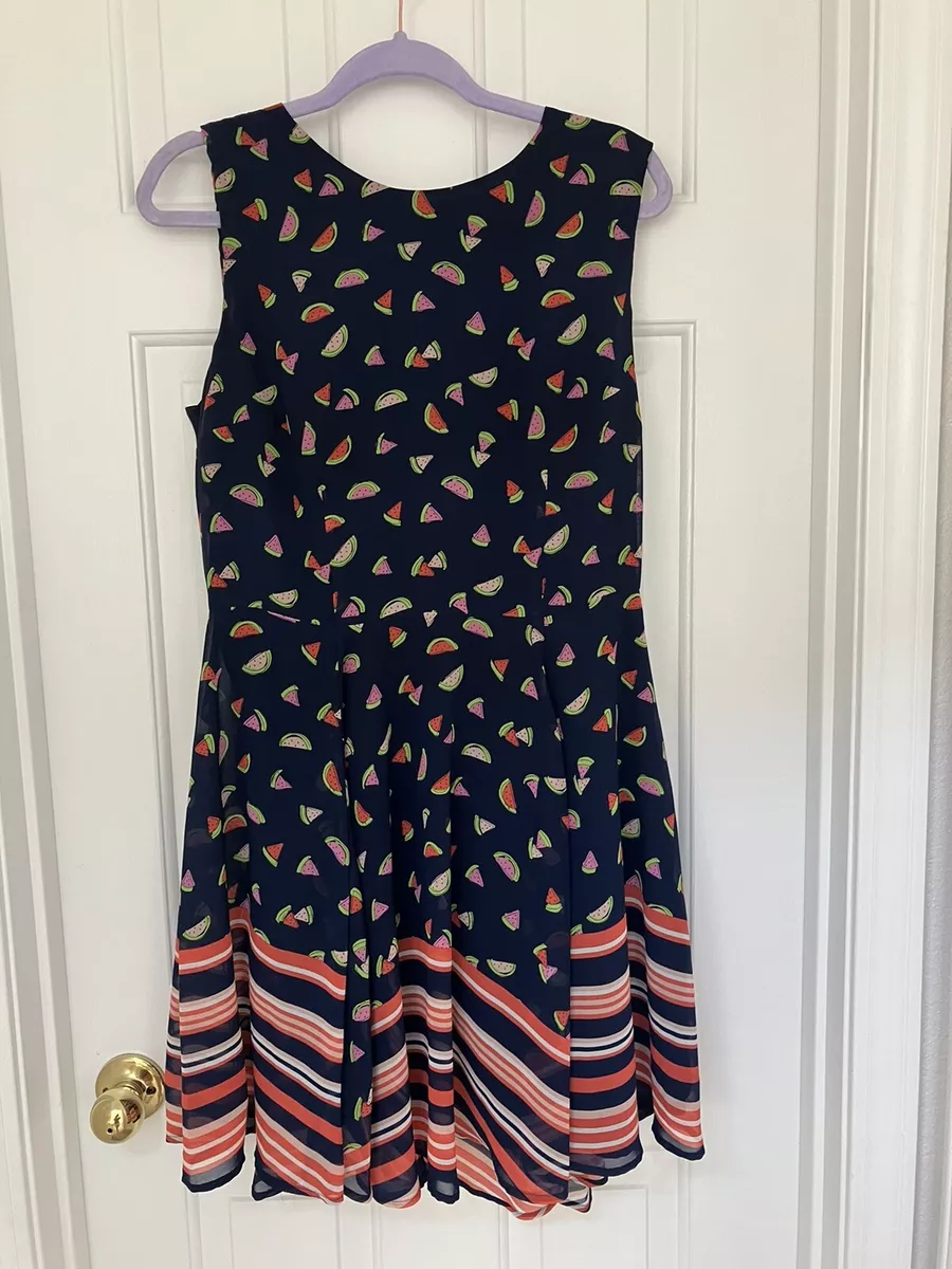 Maison Jules Dress L Water Melon Dress | eBay
