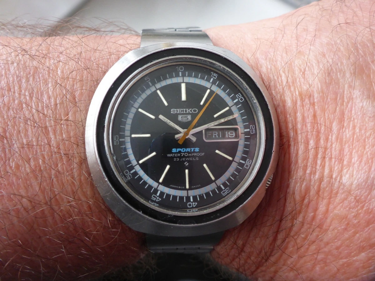 Seiko 5 Sports 70 Vintage Gents Watch 6106 6430 1970 Best