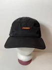Supreme Clear Patch 5 Panel Camp Hat Cap Black Strapback Polyester/Nylon Blend