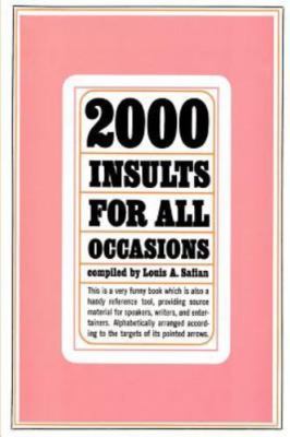 Two Thousand Insults for All Occasions by Safian, Louis