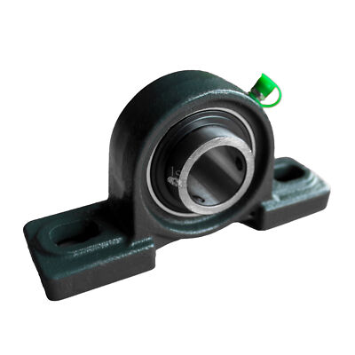 UCP207-22 Pillow Block Bearing 1-3/8  Bore, Solid Base Double Seal, Heavy Duty