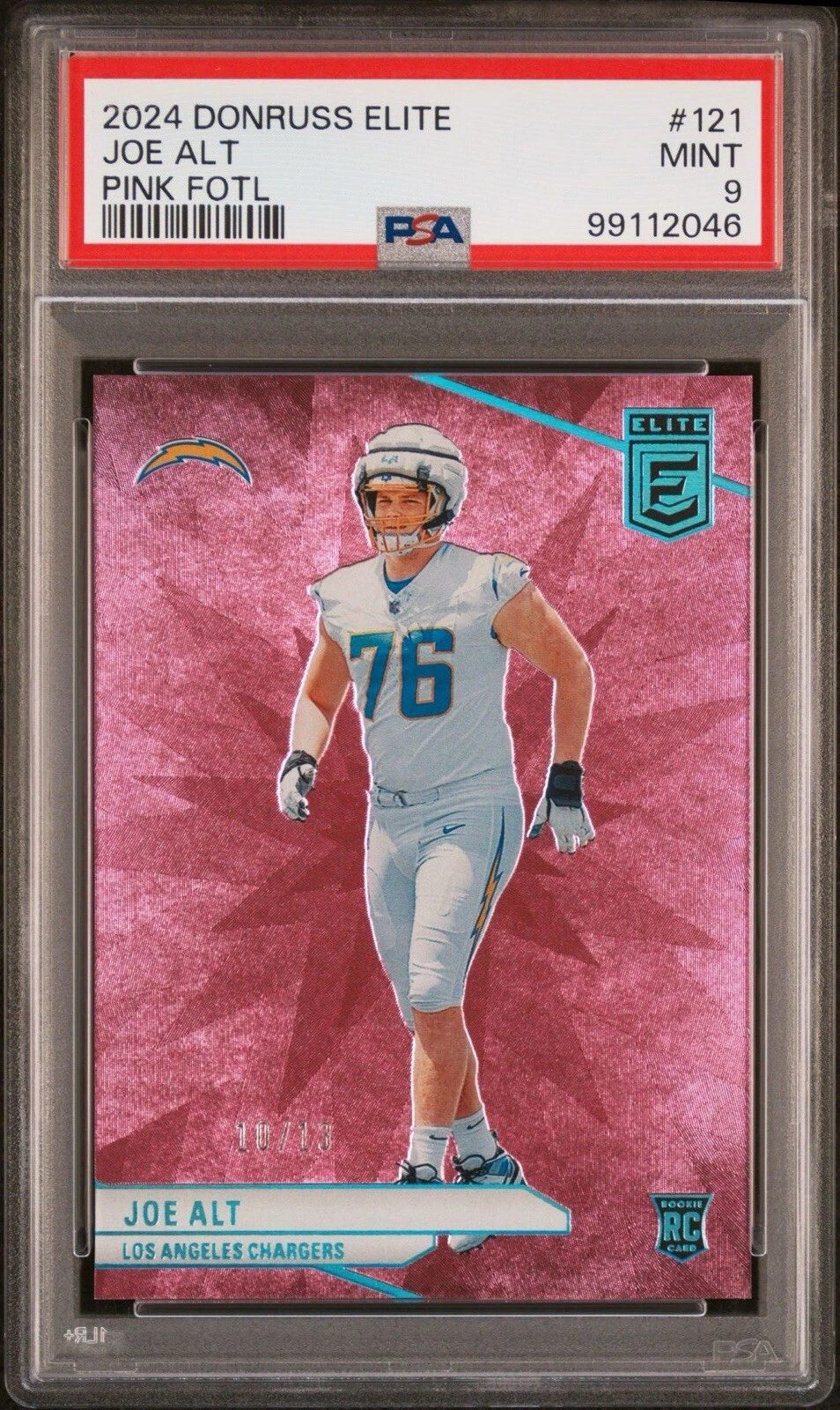 Joe Alt Panini Donruss Elite #121 Pink Fotl