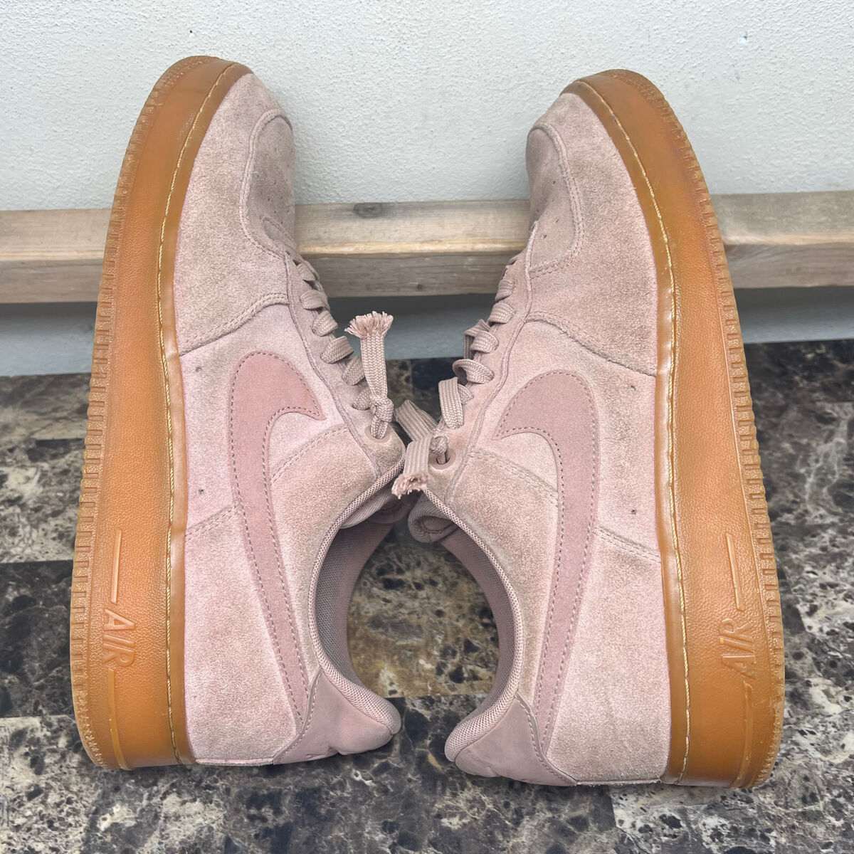NIKE AIR FORCE 1 '07 LV8 SUEDE PARTICLE PINK [AA1117 600] US MEN SZ 10