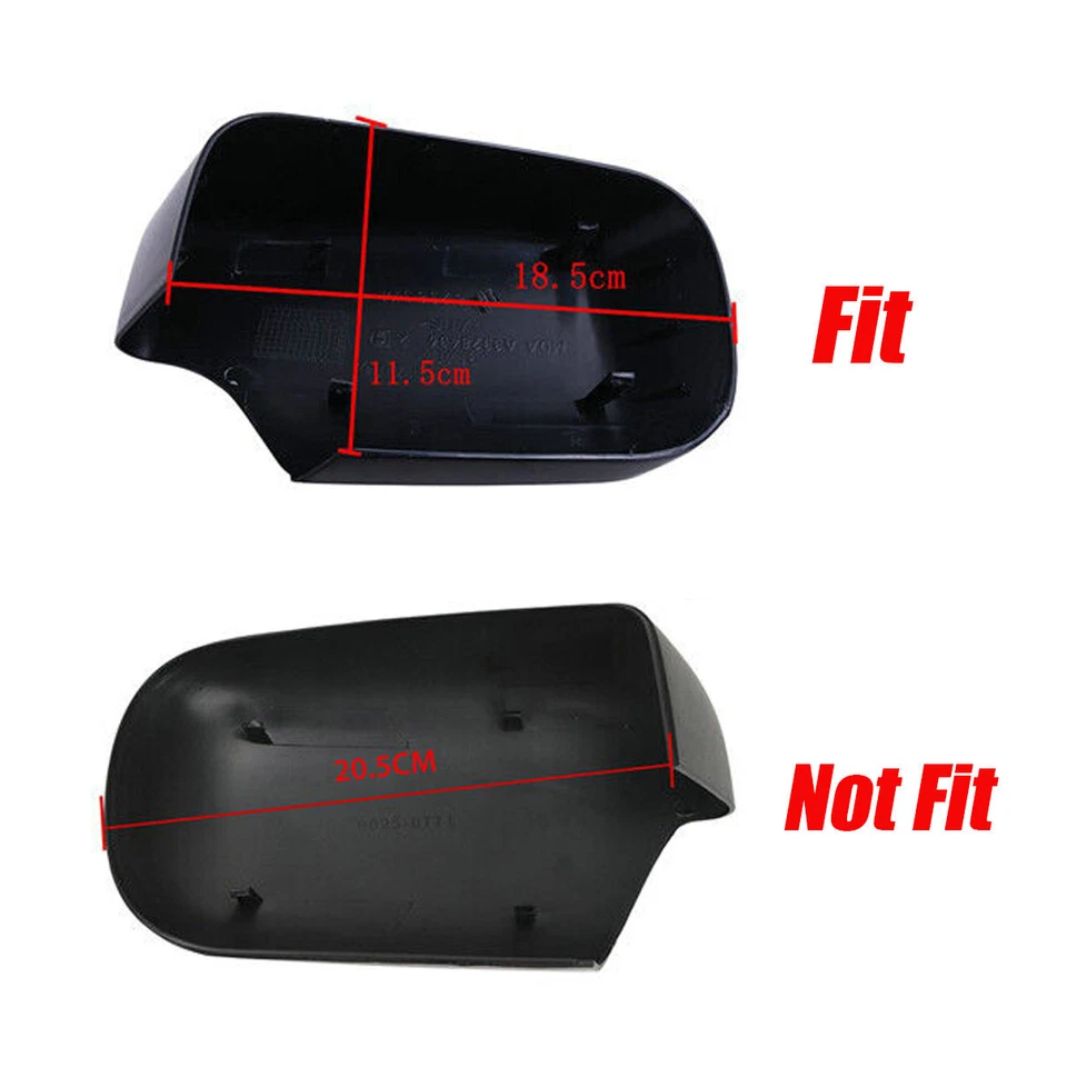 Tapa de cubierta de espejo retrovisor puerta lateral derecho pasajero para BMW 1998-2005 E46 323i 325i Foto 2 de 4