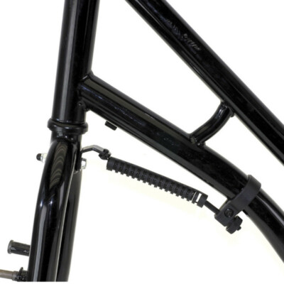 Bike bicycle steering damper suspension clamp to down