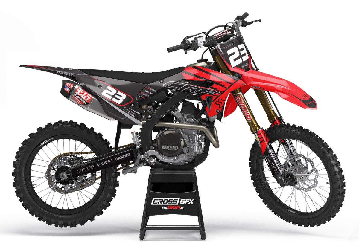 1997 1998 1999 CR 125 CR 250 Graphics Kit for HONDA CR125 CR250 R