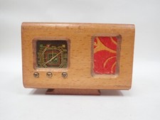 Ancien poste de radio TSF années 50 - Tirelire en bois