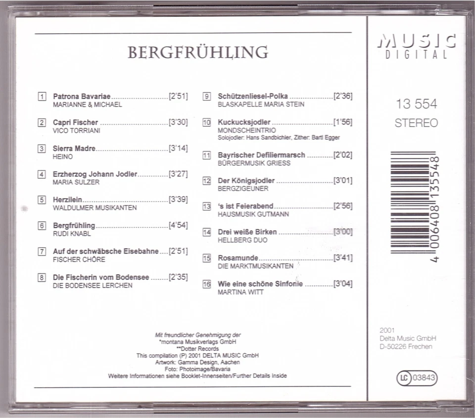 Bergfrühling (CD 2001) - Bild 2 von 3