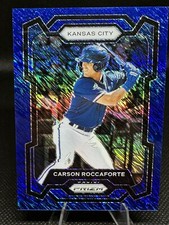 Carson Roccaforte 2024 Panini Prizm Baseball Blue Shimmer Prizm /15 FOTL Royals