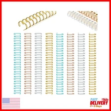 20 Pcs Cinch Wire Binding Wire Twin Loop Wire Binding Spines Spiral Ring Coil