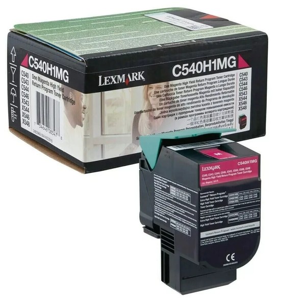 Lexmark C540H1MG RüCkgabe-Tonerkassette Magenta C540, C543, C544, C546, X543, X5-image
