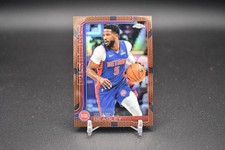 2025 Topps Chrome #36 Malik Beasley Basketball Refractor Detroit Pistons