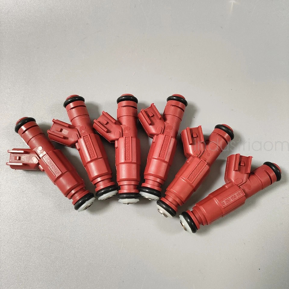 6 piezas INYECTORES DE COMBUSTIBLE 0280156161 para PARA GRAND CHEROKEE WRANGLER MUSTANG Foto 2 de 4