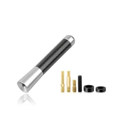 Sylvil Car Short Antenna, 3.15 Aluminum Radio Antennas Replacement, Carbon Fi...