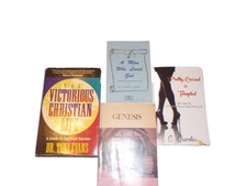 Lot /4 Christian Devotional Prayer Bible Jesus Stories Religion Books READ