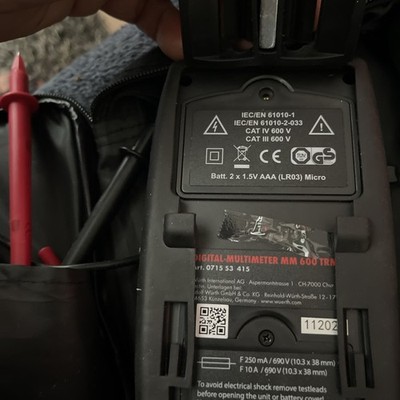 Würth Digital-Multimeter MM 600 TRMS