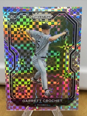 2021 Panini Prizm #45 Garrett Crochet Power Plaid Prizm 10/75