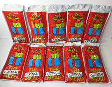 McDonald s The Grinch Meal Socks Lot Of 10 Sealed Blue Yellow Green Red 2025