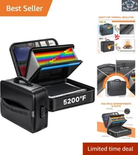 Waterproof Fireproof Document Bag with Combination Lock - Organized Protection