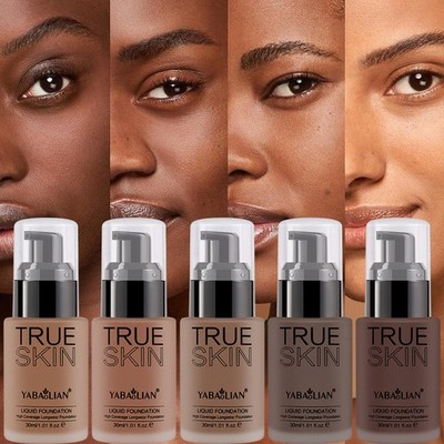 Brown Face Base LIQUID Foundation Make Up Concealer - 5 Farbtöne - WÄHLEN Sie Ihre! 