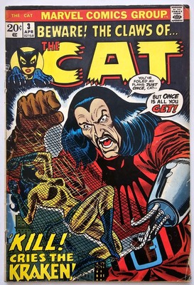 The Cat #3 VG-    Marvel Comics 1973   3RD APP OF The Cat!!!   SOLID COPY!!!