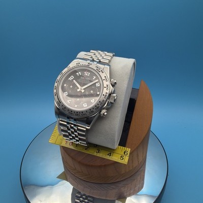 Bespoke Seiko VK63 Arabic Racing Chronograph 39mm Jubilee Mens
