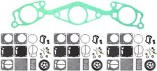 Aftermarket Triple Carb Carburetor Rebuild Kit with Base Gasket 63M-13556-00-00