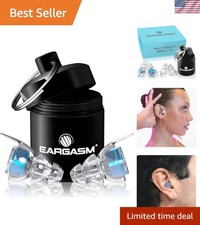 Blue Filtered Earplugs for Musicians - Noise Reduction with Travel Case Included