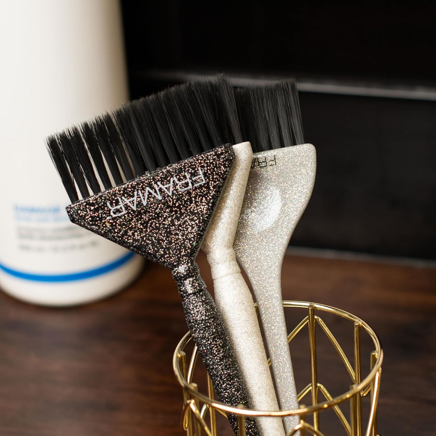 FRAMAR Hair Color Brush Set – Glitter Color Brush, Hair Dye Brush Kit, Hair Colo