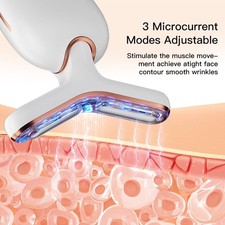 Neck Beauty Device RF Microcurrent Multifunctional Massager Skin Care Sculp YEN