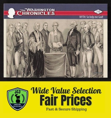 2022 Historic Autographs The Washington Chronicles Myth: So help me God #210